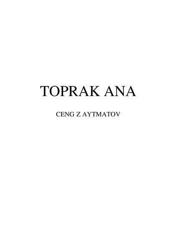 Toprak ana